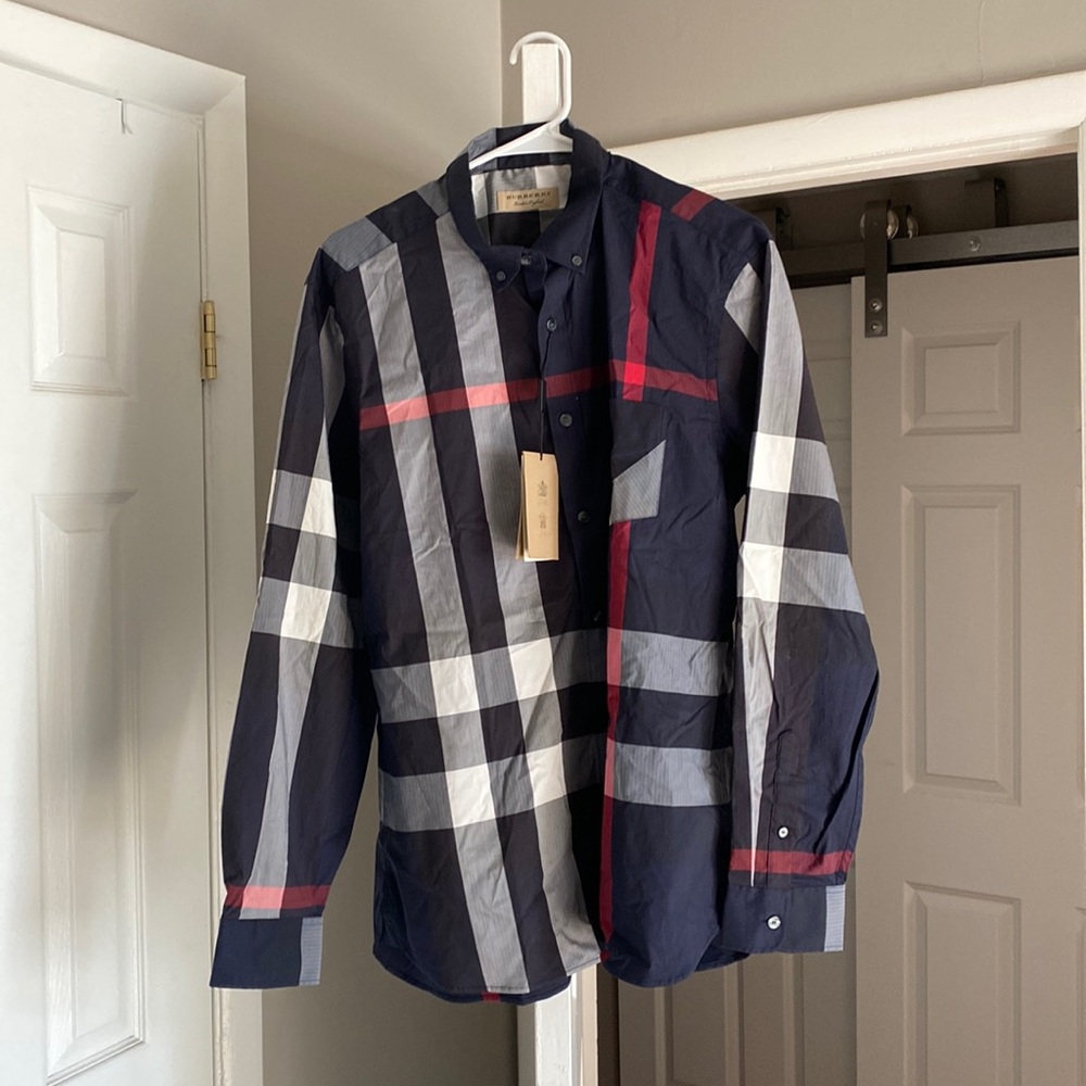 Mens Burberry Dress Shirt